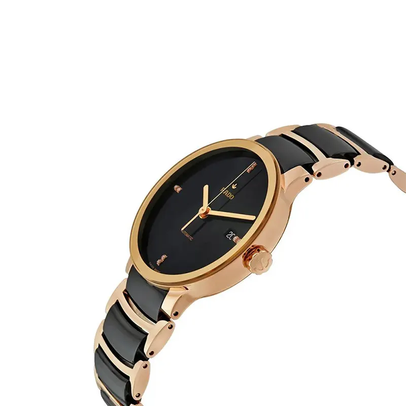 Rado Centrix Automatic Black Dial Two-tone Men's Watch | R30036712